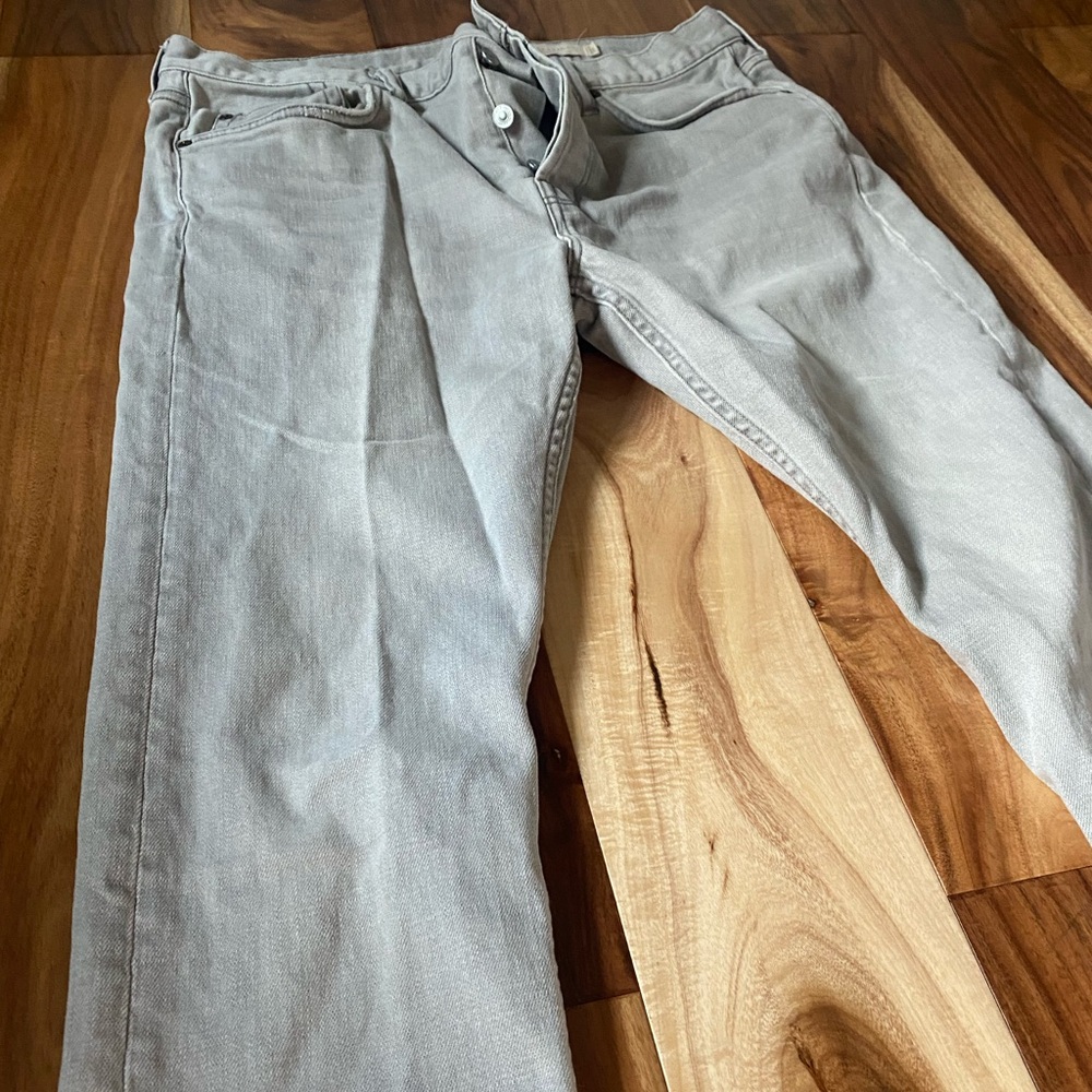 Gray All Saints Cigarette (skinny) Jeans